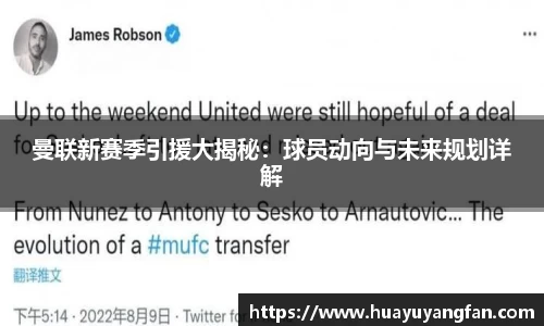 曼联新赛季引援大揭秘：球员动向与未来规划详解